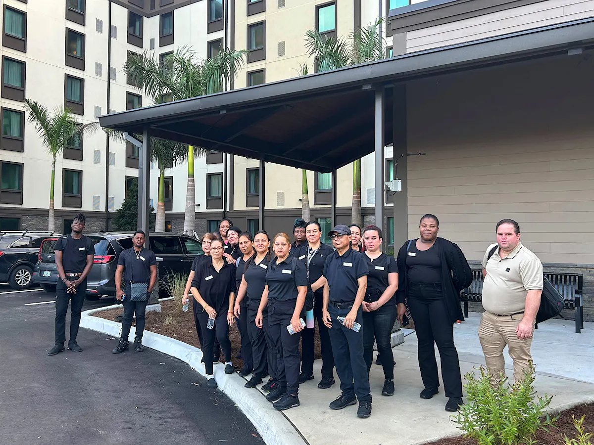 HSS Team Members gathered together to help after Hurricane Milton
