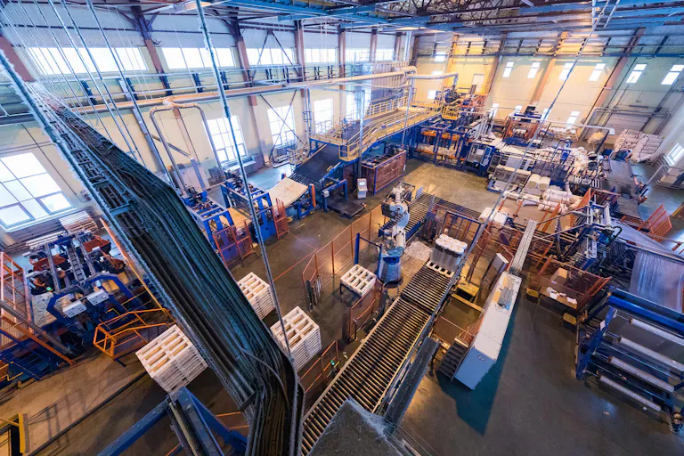 Manufacturing facility service savings