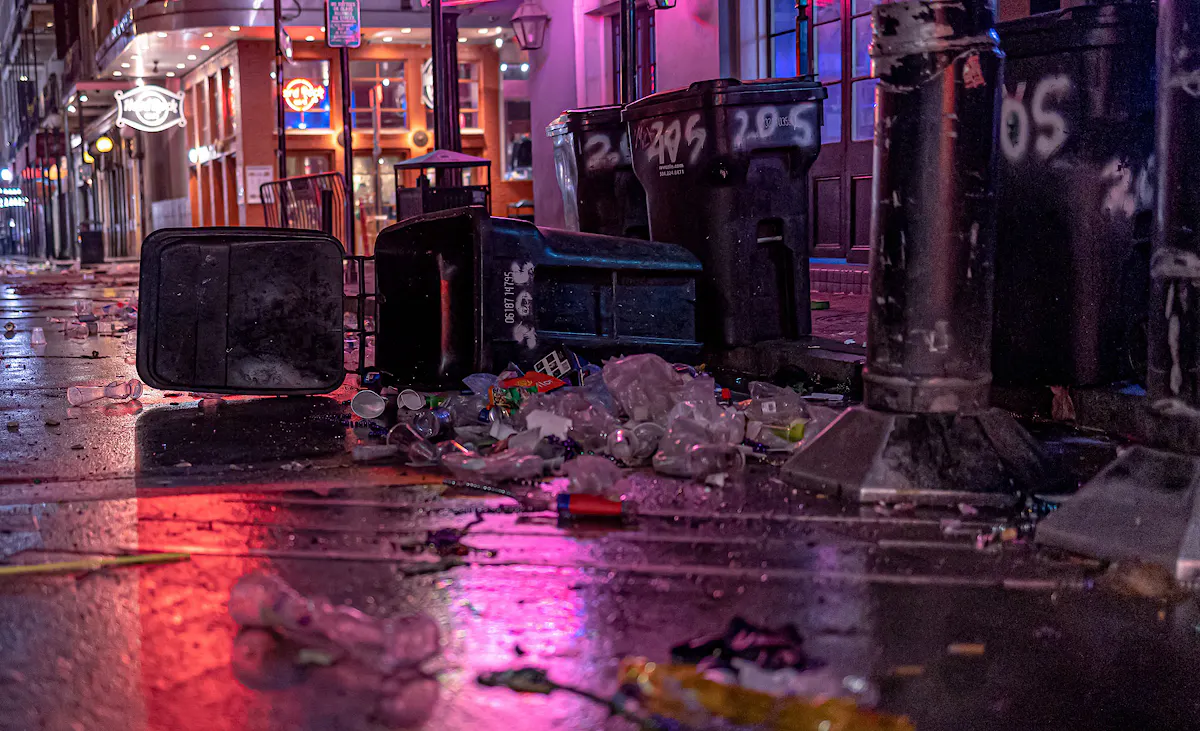 The aftermath of Mardi Gras